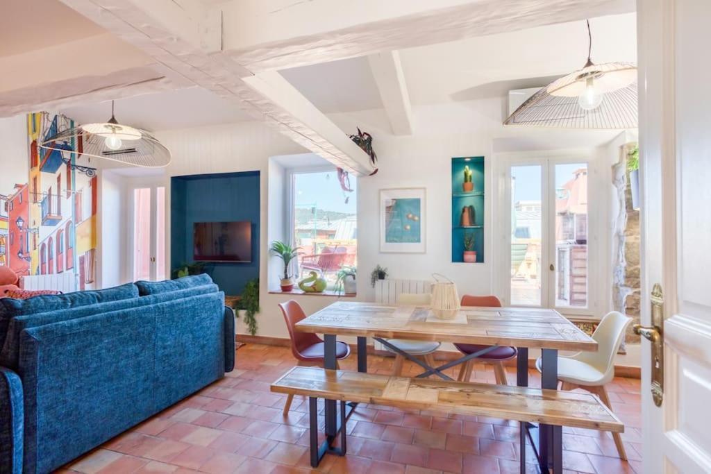 #48 Suite Jean Top Floor Terrace 5Min Walk Sea Ac Nice Exteriör bild