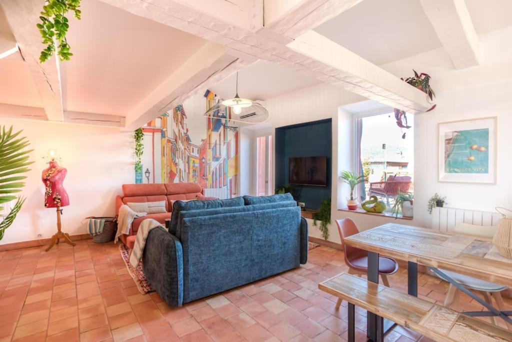#48 Suite Jean Top Floor Terrace 5Min Walk Sea Ac Nice Exteriör bild